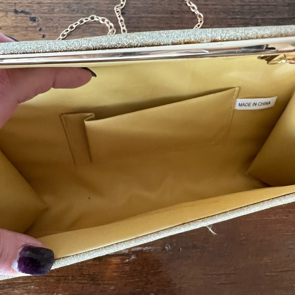 Nodykka Handbags - Gold clutch purse, used once for a wedding